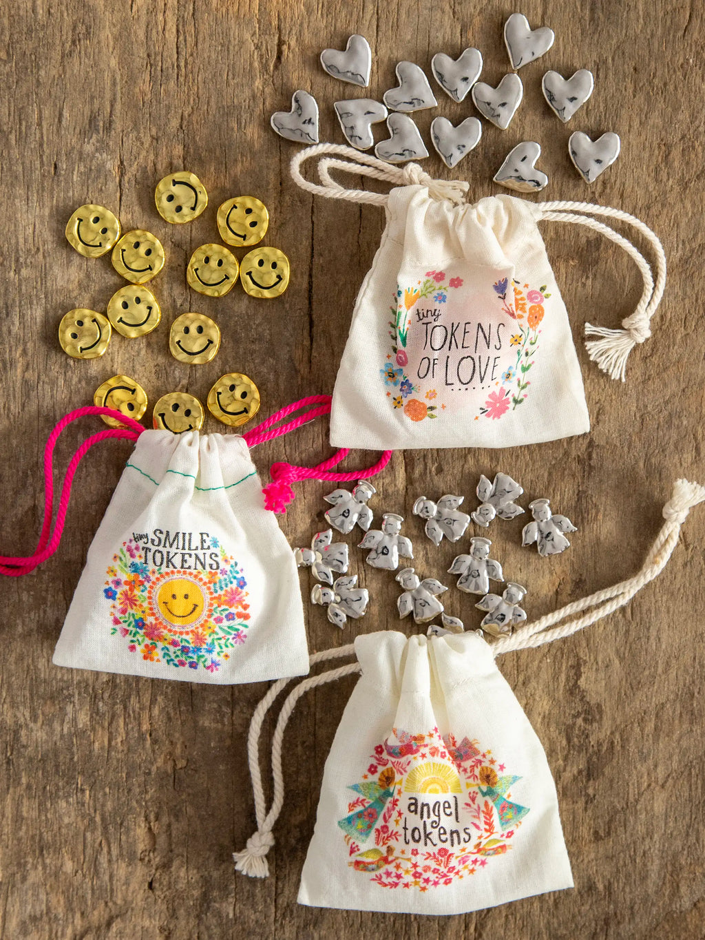 Bag of Tiny Tokens. Set of 12 - Angels