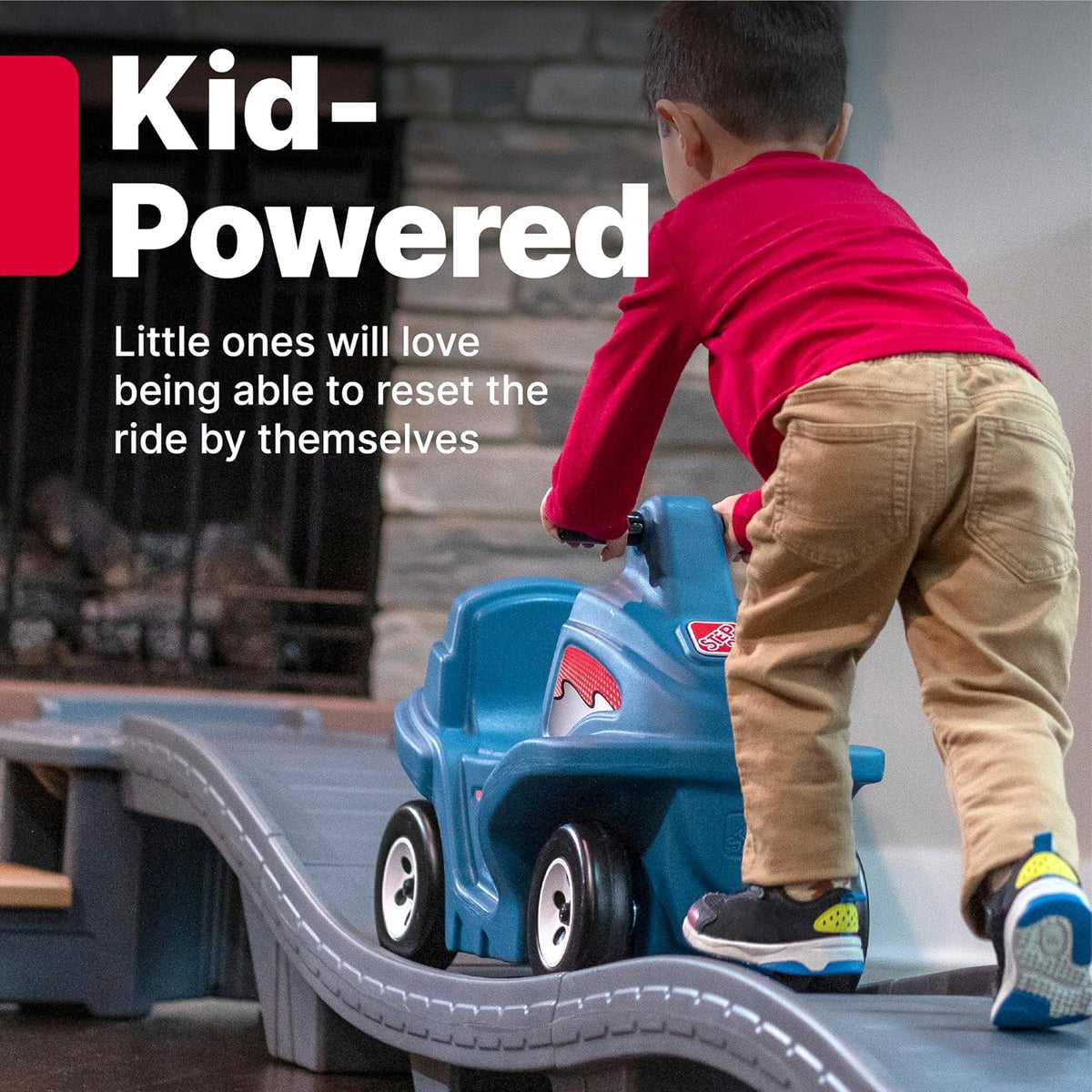Up & Down Roller Coaster Kids Ride Toy