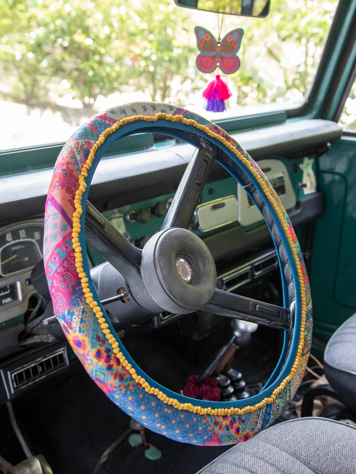 Steering Wheel Cover. 15 - Dark Turquoise