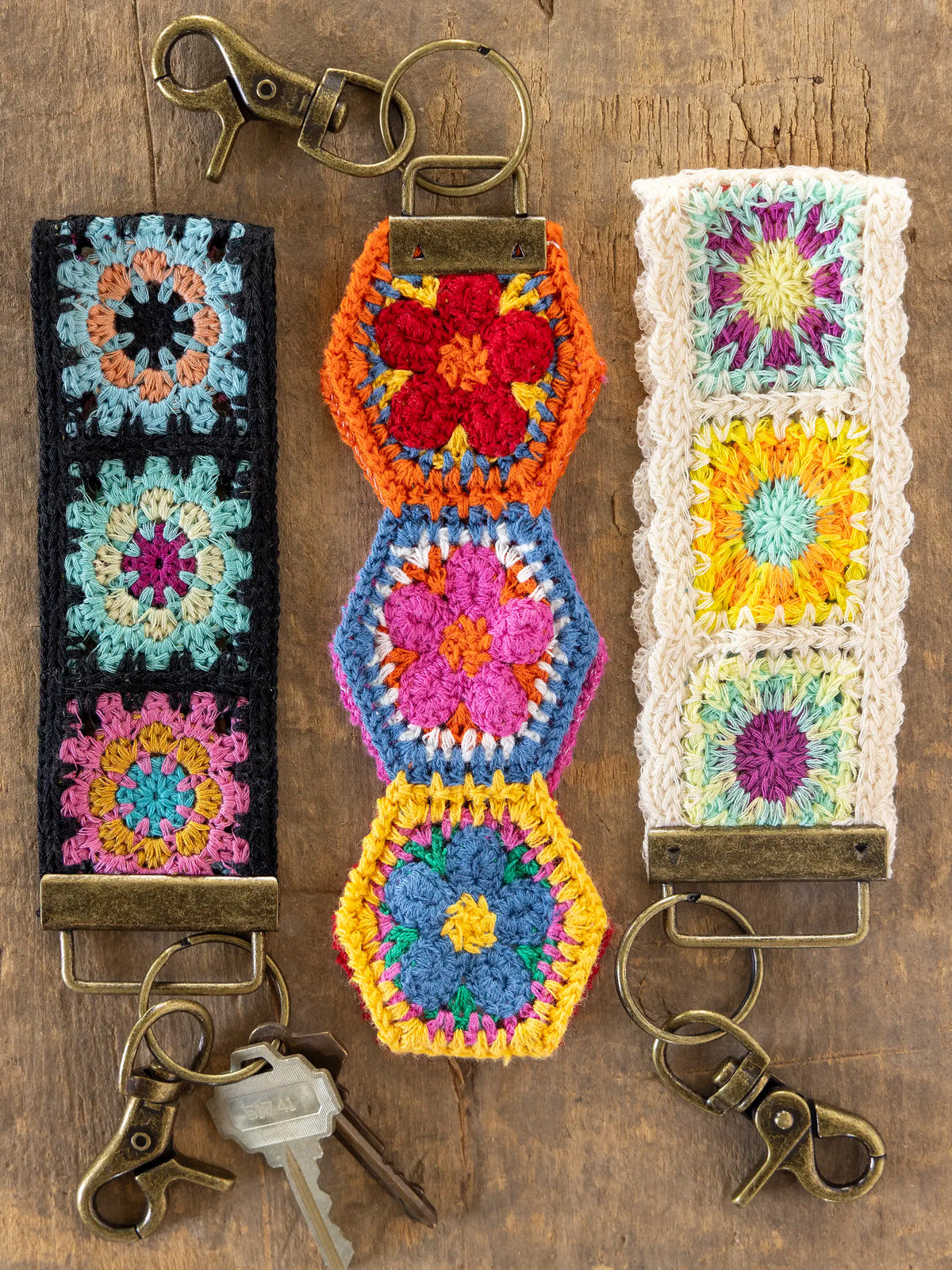 Crochet Key Fob - Orange