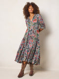 Rebecca ButterSoft Midi Dress - Femme Folk Teal