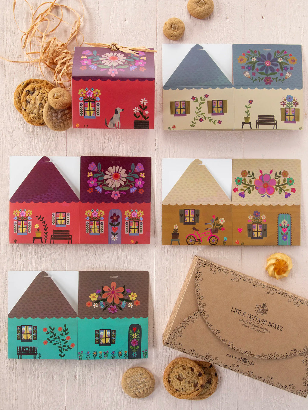 Little Cottage Gift Boxes. Set of 20