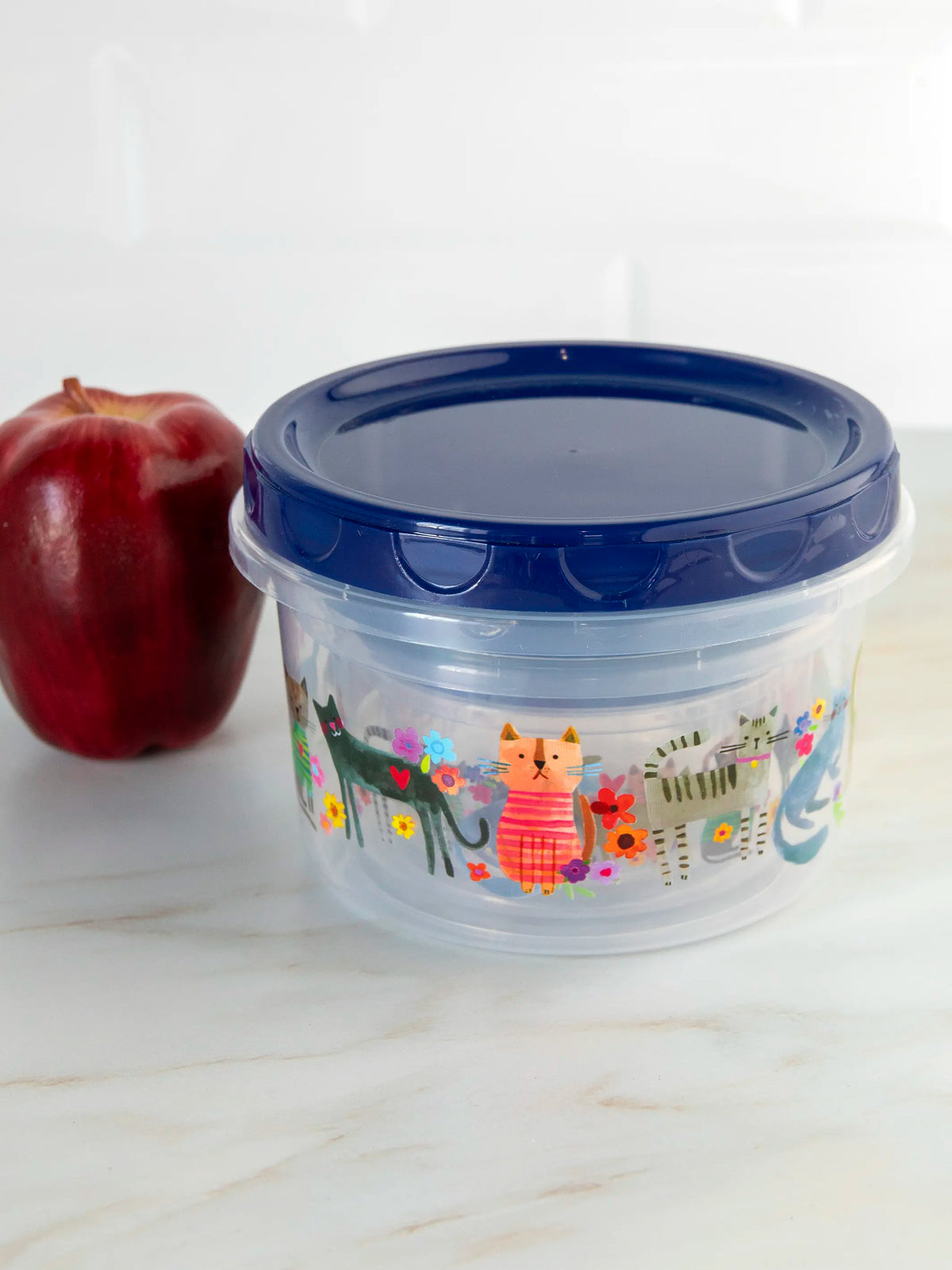 Storage Containers. Set of 3 - Cat