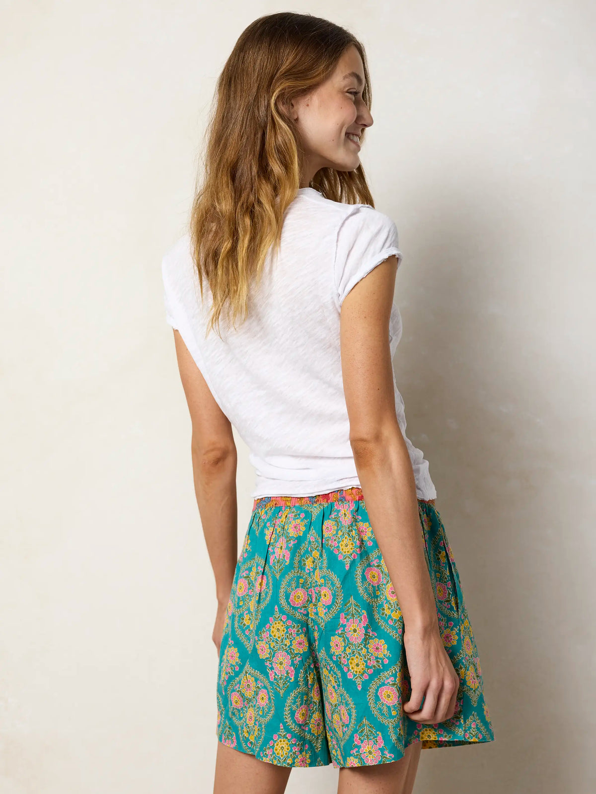 Dream On Boxer Shorts - Teal Willow Medallion