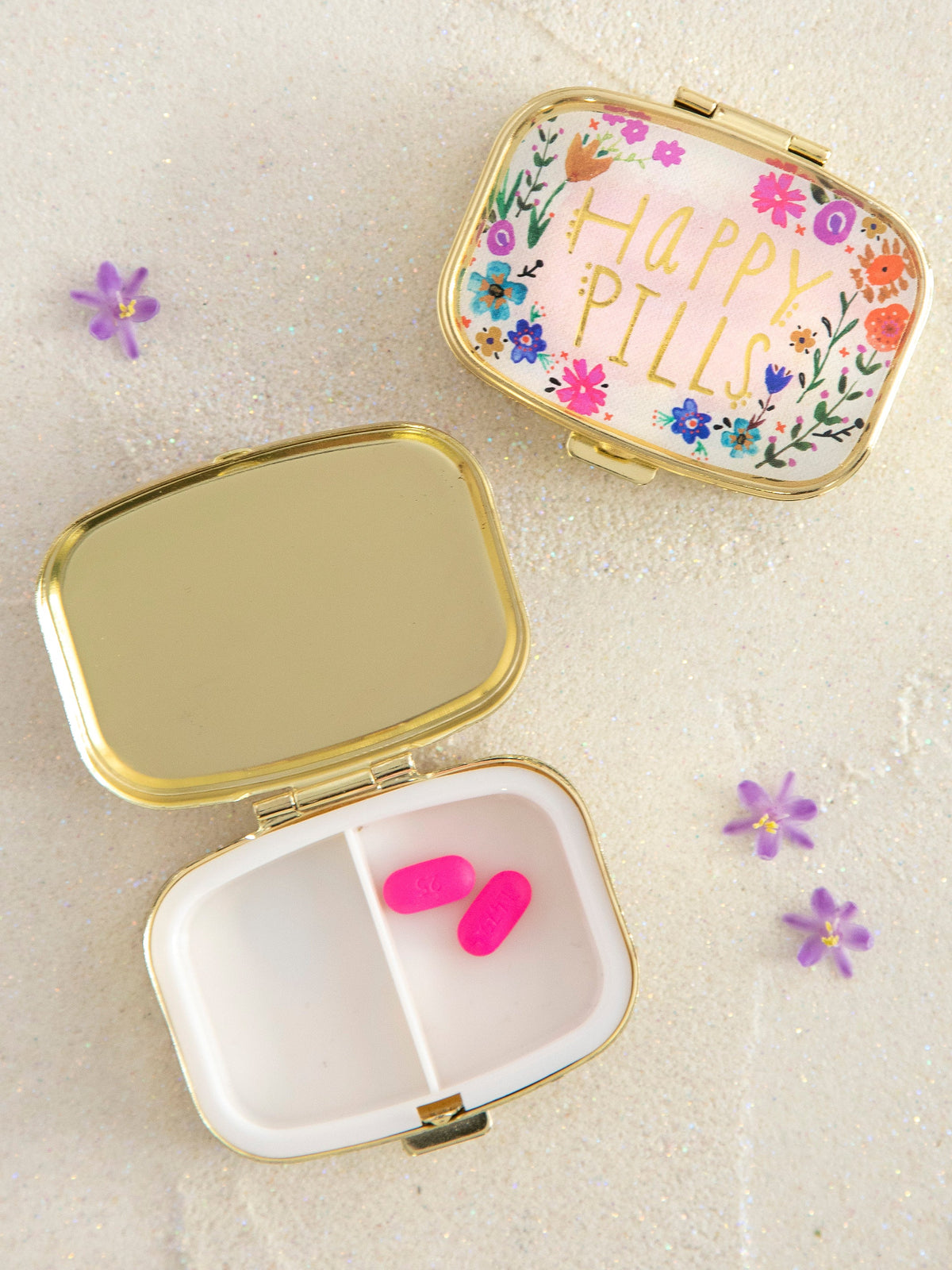 Pill Box Holder - Happy Pills