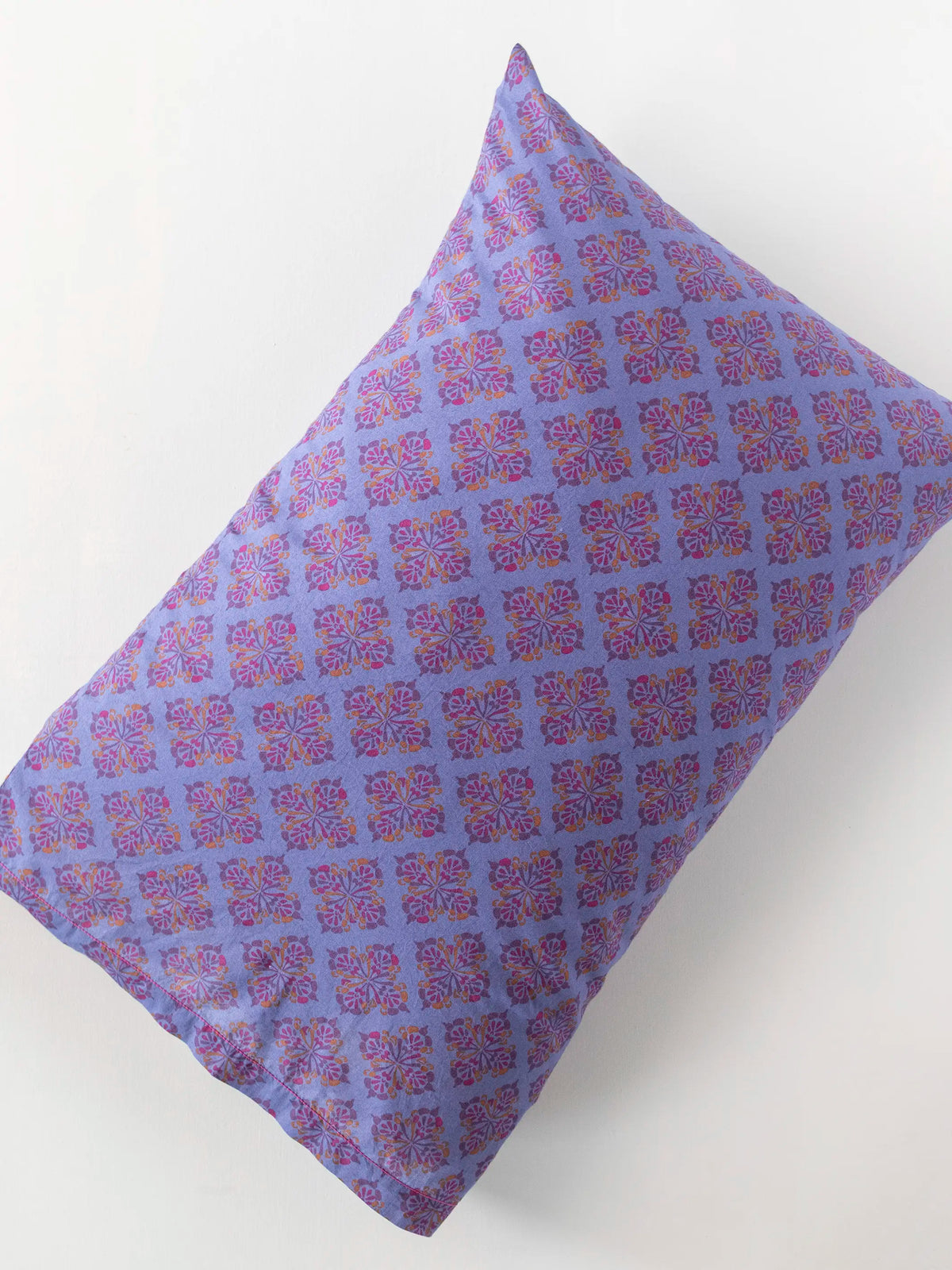 Mix & Match Cotton Pillowcase. Single - Jewel Stamp