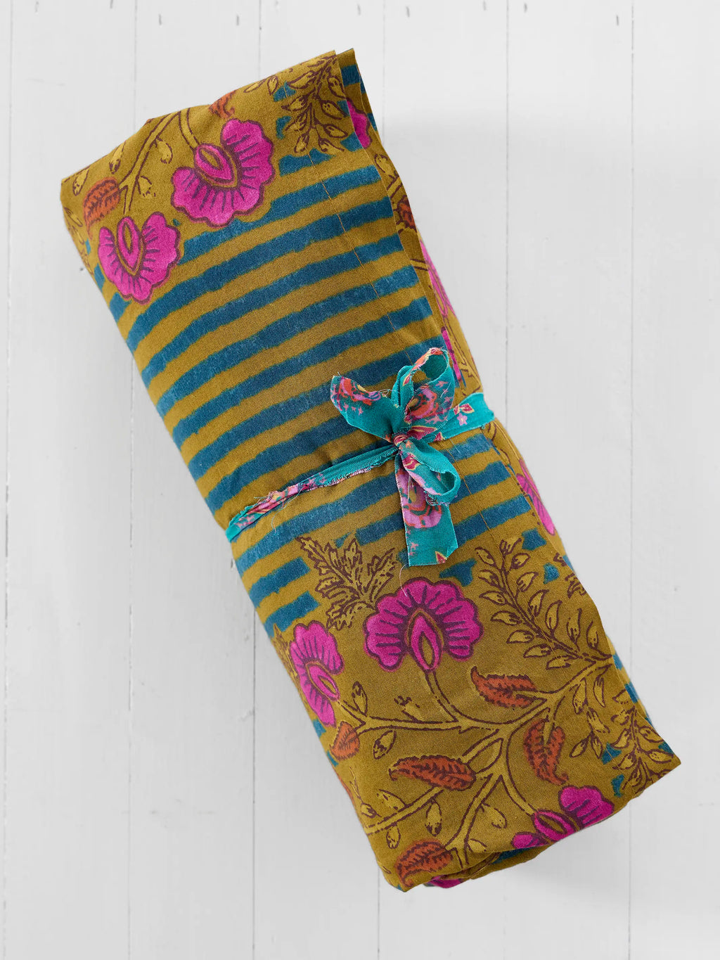 Sooo Soft Cotton Sheet Set - Batik Garden Olive