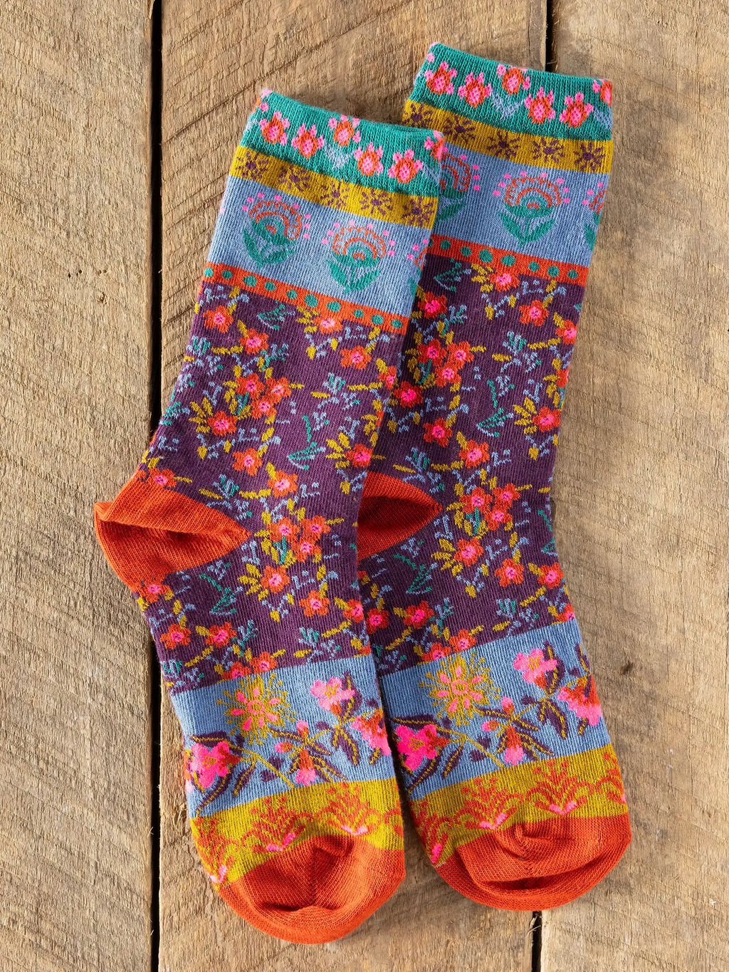 Boho Socks - Plum