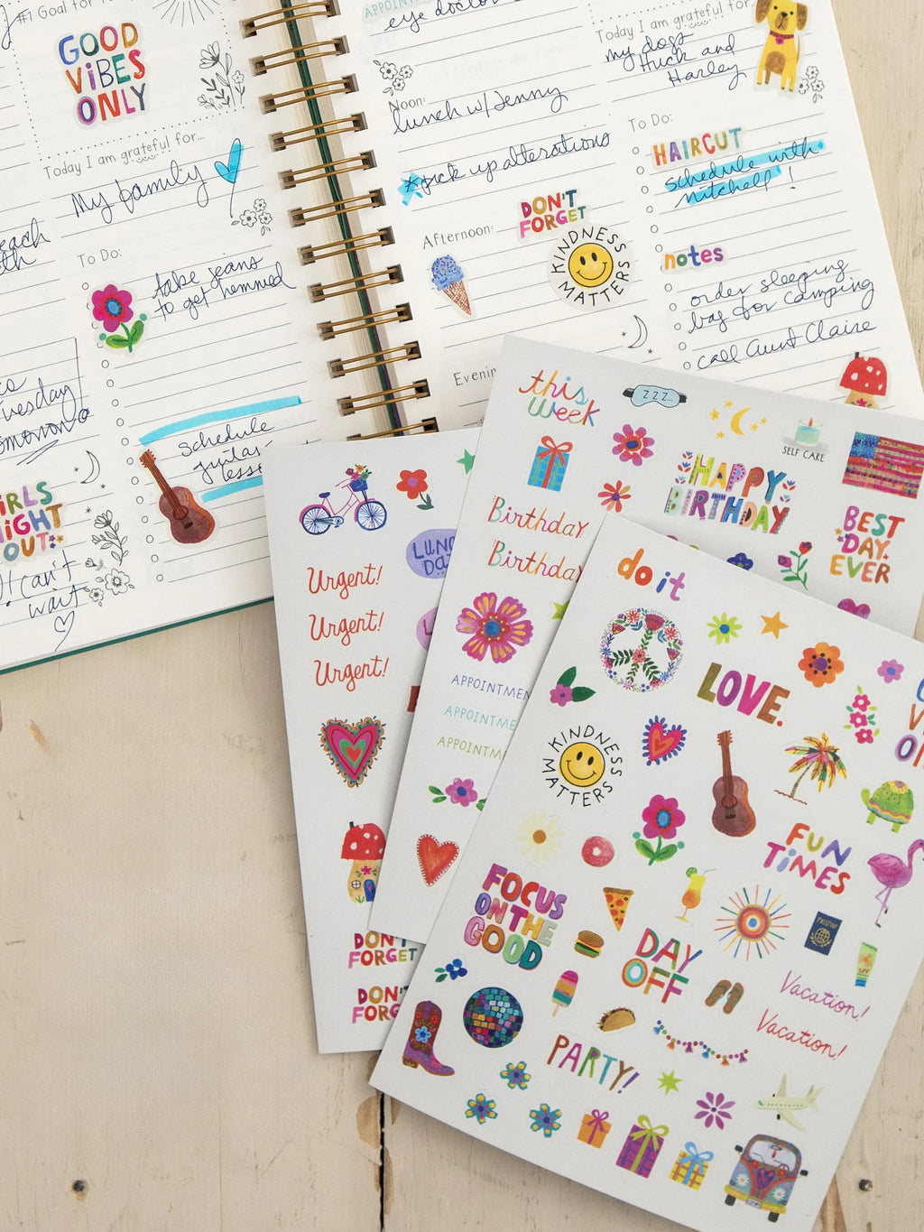 Planner Sticker Set. Set of 3 - Multi