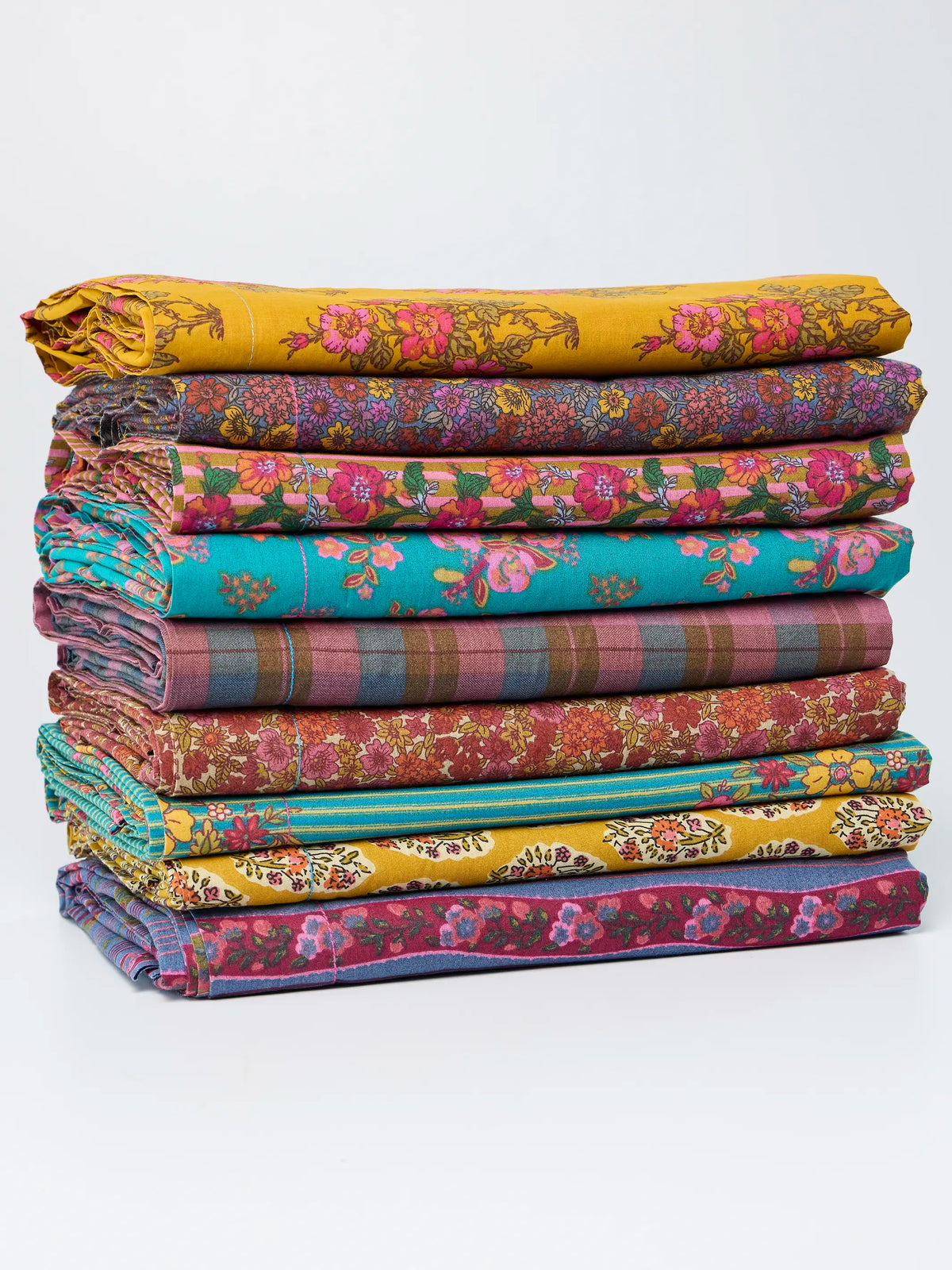 Mix & Match Cotton Flat Sheet - Groove Floral Garden