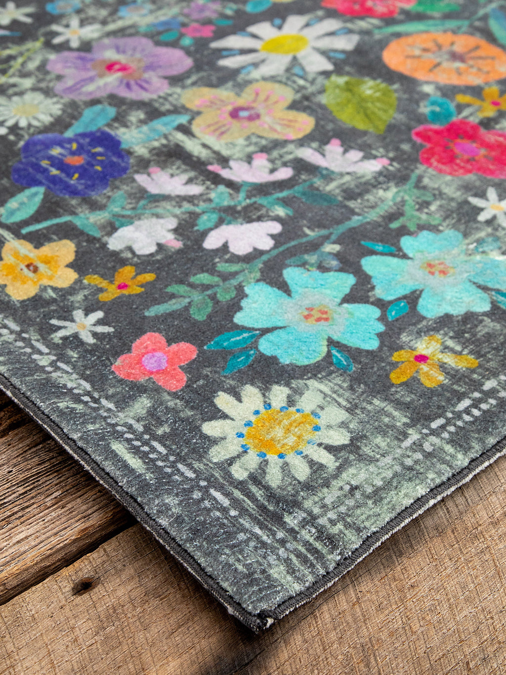 Chenille Rug. 2' x 3' - Wildflower